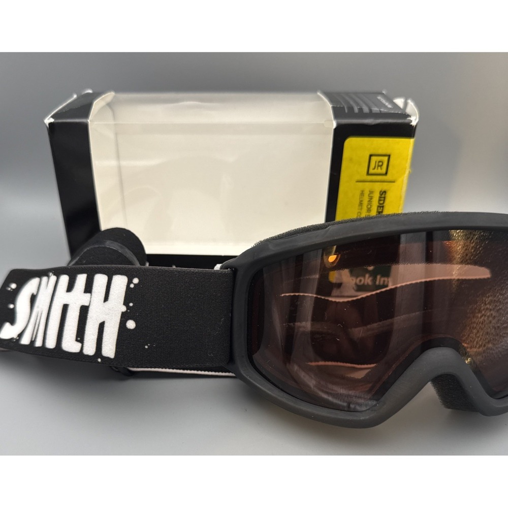 SMITH OPTICS Sidekick Junior Series Helmet Compatible Black Goggles New in Box